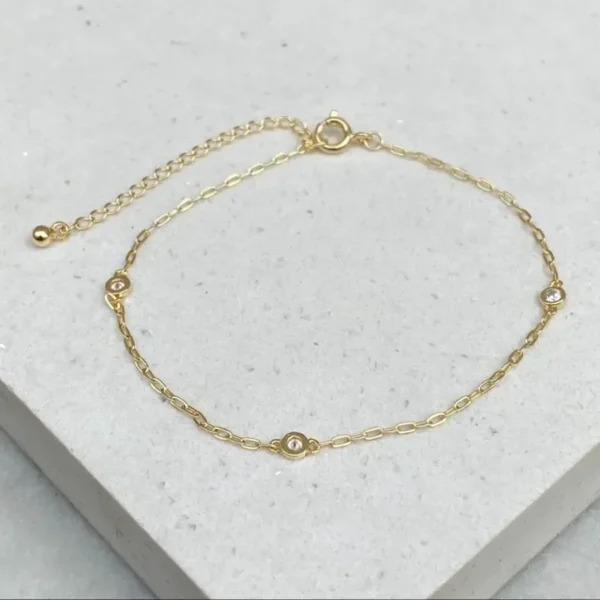 PULSEIRA ELOS FINOS PONTO DE LUZ