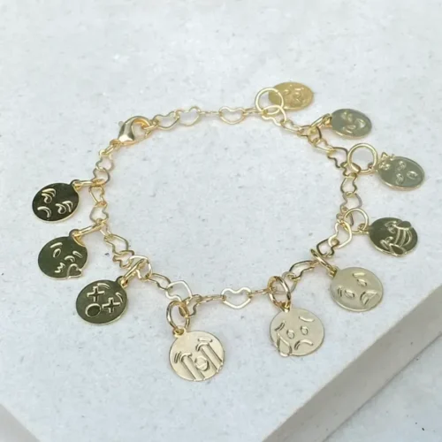 PULSEIRA ELOS CORAÇÕES EMOJIS