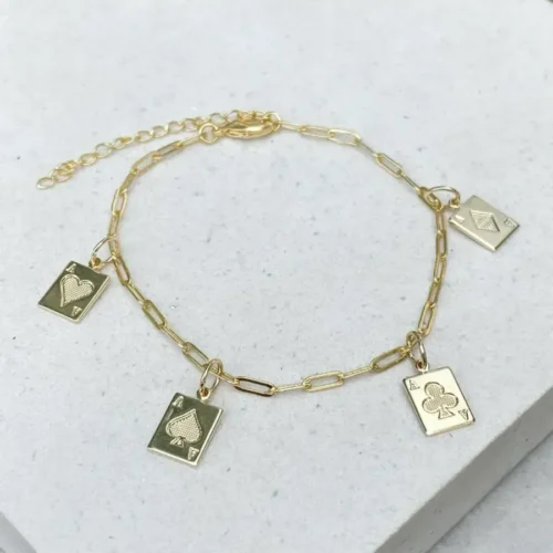 PULSEIRA CARTIER CARTAS BARALHO