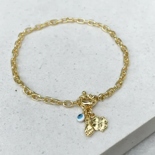 PULSEIRA CARTIER PATUA OLHO GREGO, FIGA TREVO