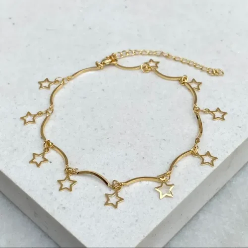 PULSEIRA CANUTILHO PINGENTE ESTRELA VAZADA