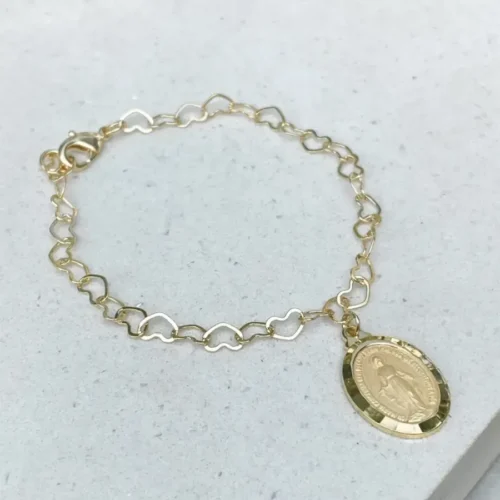 PULSEIRA ELOS CORAÇÃO NOSSA SENHORA DAS GRAÇAS