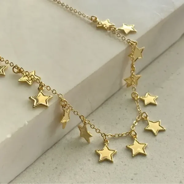 COLAR CHOKER ESTRELAS