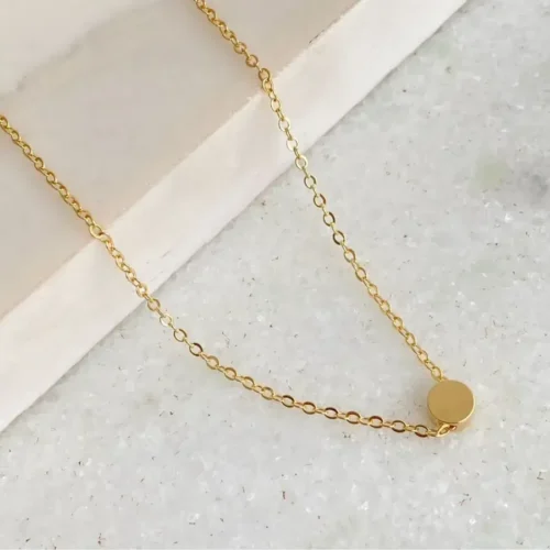 COLAR CHOKER CIRCULO LISO