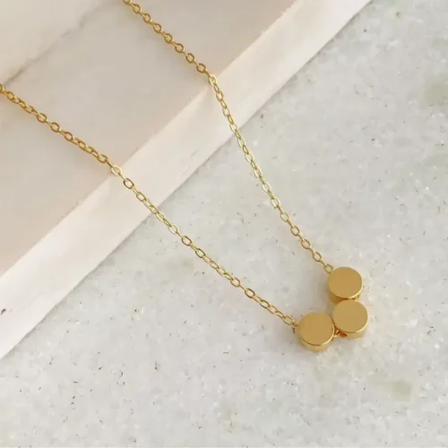 COLAR CHOKER 3 CIRCULOS LISOS