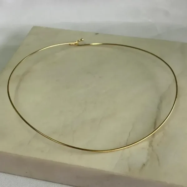 COLAR CHOKER ARO FINO LISO