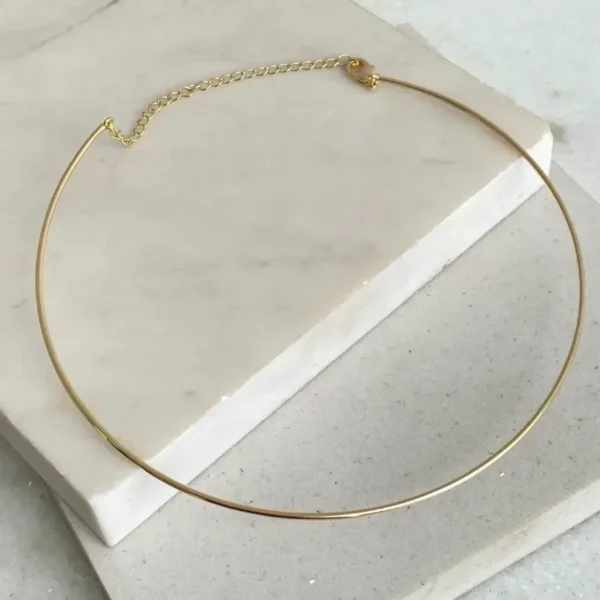 COLAR CHOKER ARO MEDIO LISO