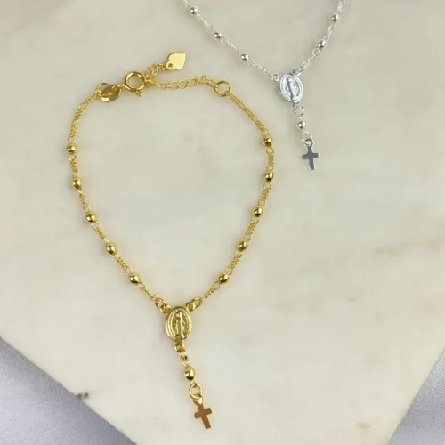 Pulseira Infantil Denário NSenhora das Graças