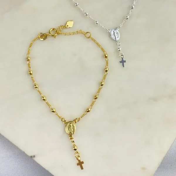 Pulseira Infantil Denário NSenhora das Graças