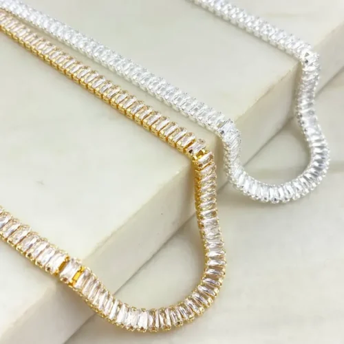 Chocker riviera Zircônia