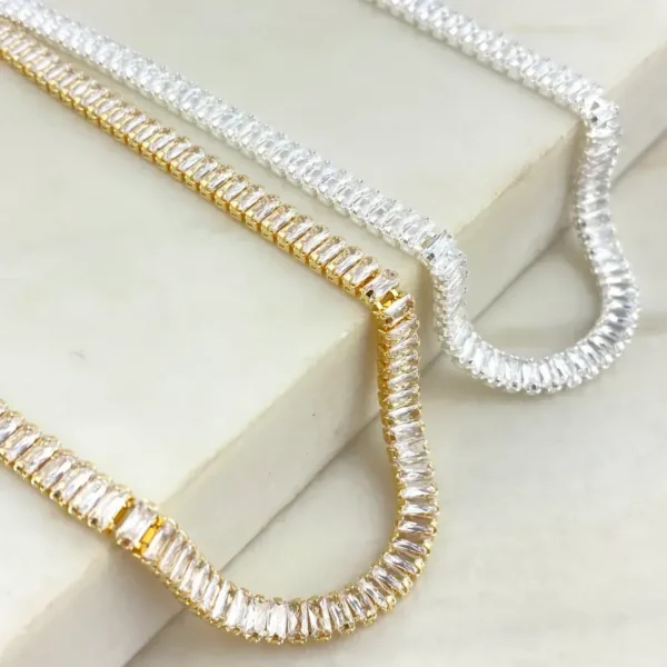 Chocker riviera Zircônia