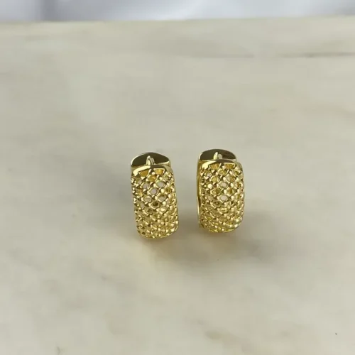 BRINCO ARGOLA TELADO VAZADO PQ