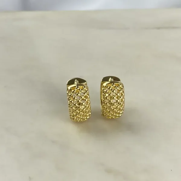 BRINCO ARGOLA TELADO VAZADO PQ
