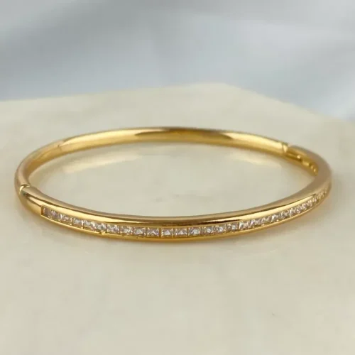 BRACELETE LUXO FINO CRAVEJADO ZIRCÔNIA