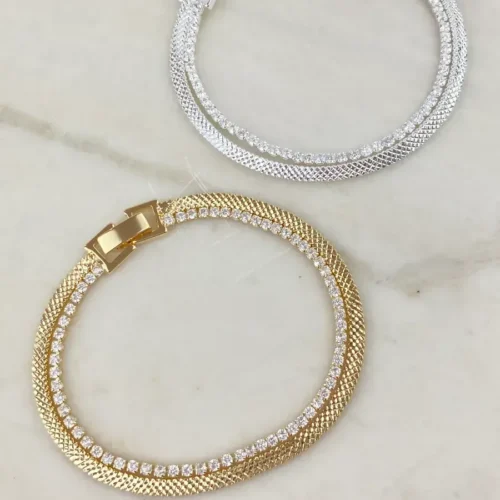 PULSEIRA DUPLA MALHA FINA E RIVIERA
