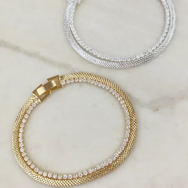 PULSEIRA DUPLA MALHA FINA E RIVIERA