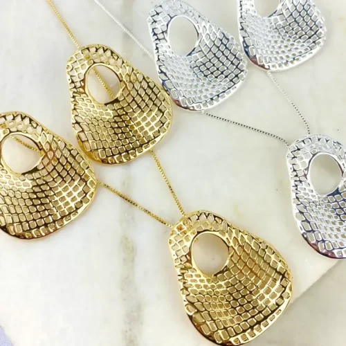 CONJUNTO GOTA TELADO VAZADO IRREGULAR
