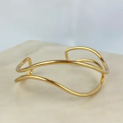 Bracelete Luxo Fio Trançado